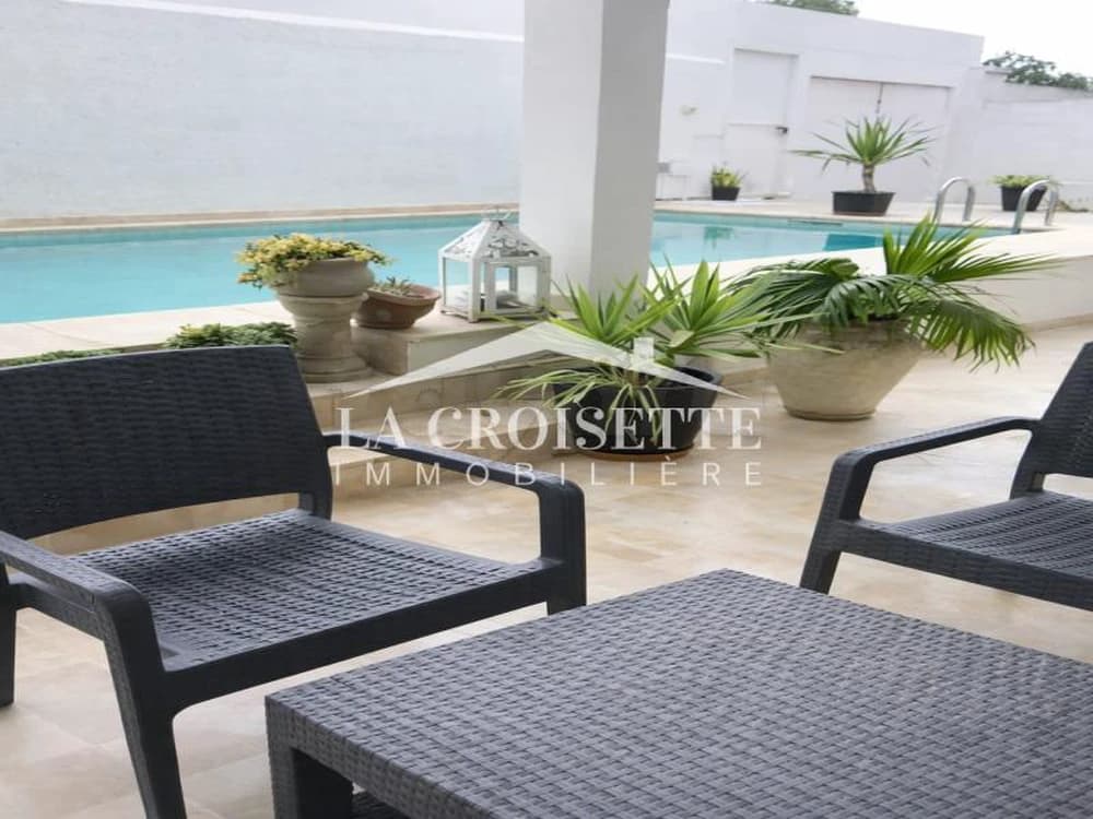 Rez-de-chaussée de villa s3 vide ou meublé à louer à Gammarth MDL0033