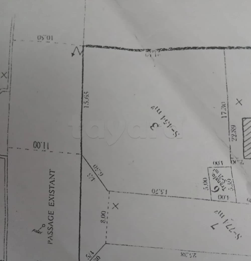 Terrain à vendre 454 m² – Route Menzel Chaker Sfax