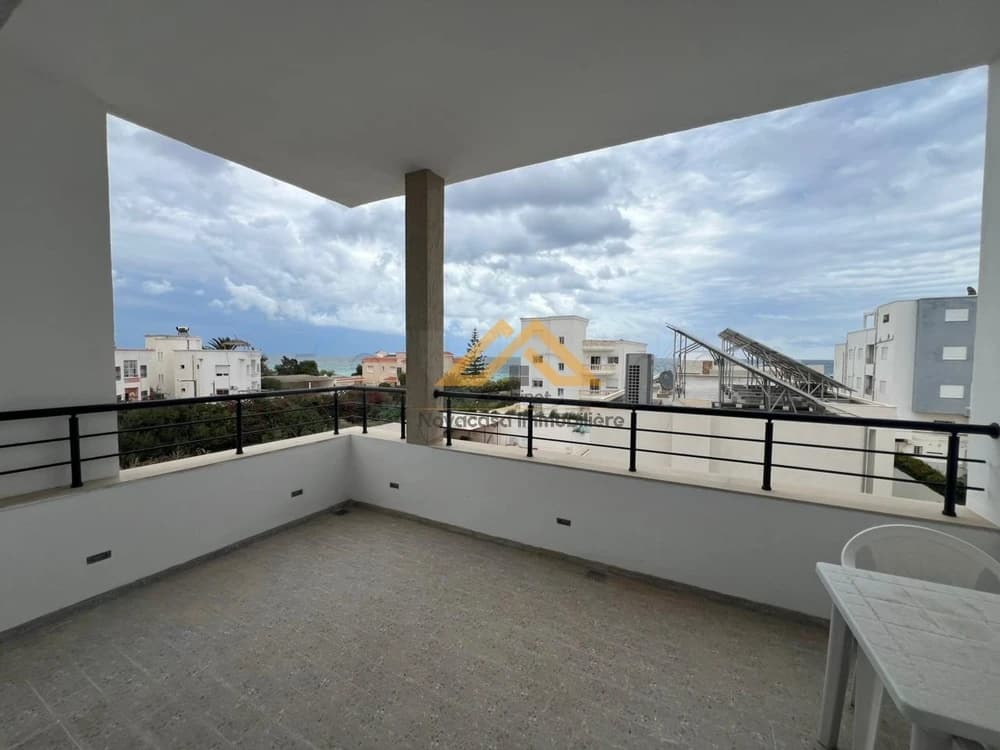 À Louer – Magnifique S+2 Meublé à Chott Mariem avec Vue Mer