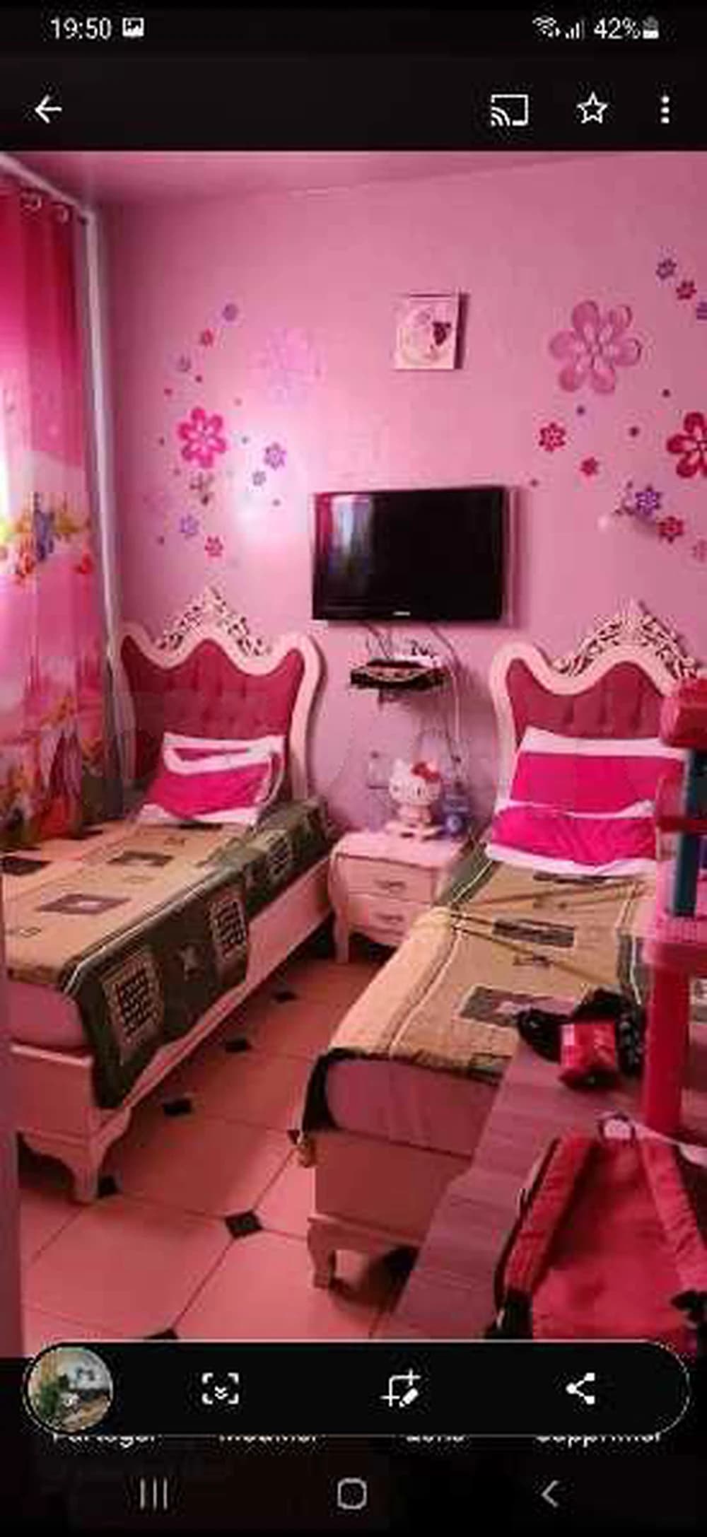 À vendre 1 er étage d'une maison à beb mnara 