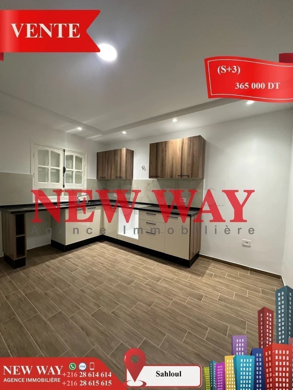 (S+3)  à Sahloul, Proche de toutes Commodités    
