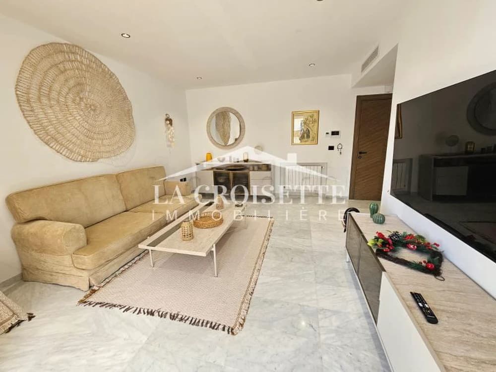 Appartement s2 meublé à louer aux Jardins de Carthage ZAL2138