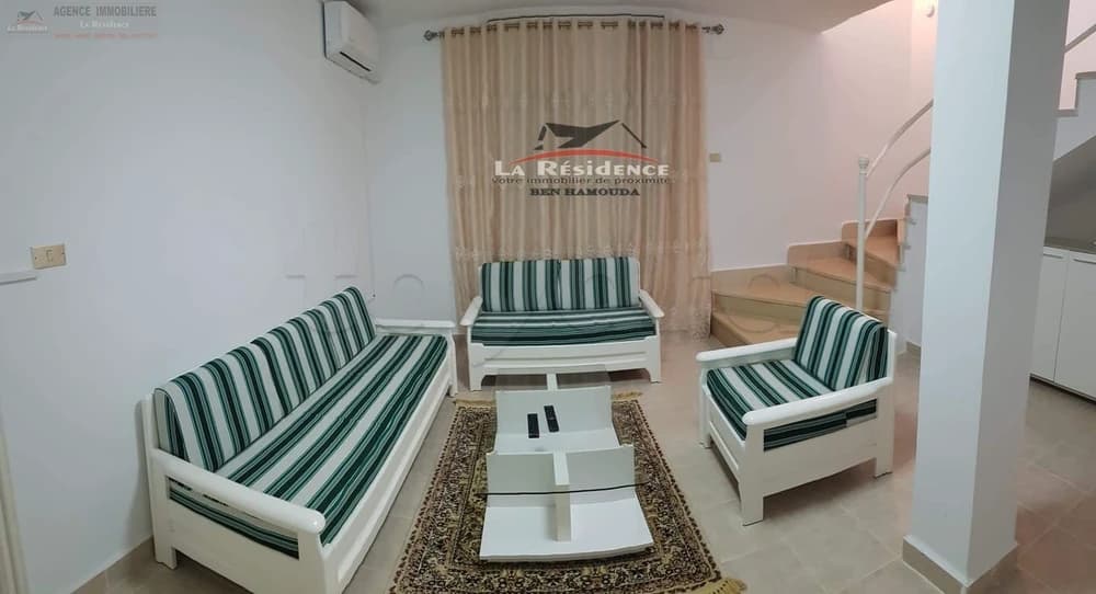 A louer un studio Meublé S+1 pour une longue durée à la corniche Route panoramique, Bizerte .