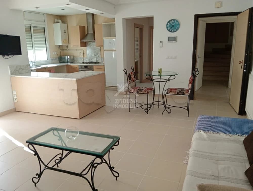 A louer un appartement avec Terrasse à la Marsa ville