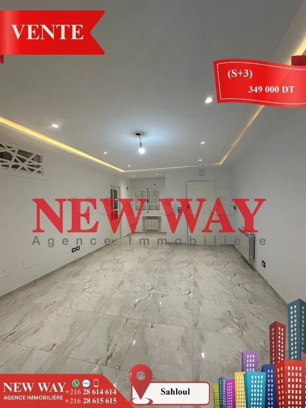 (S+3)  à Sahloul , Proche de toutes  Commodités    