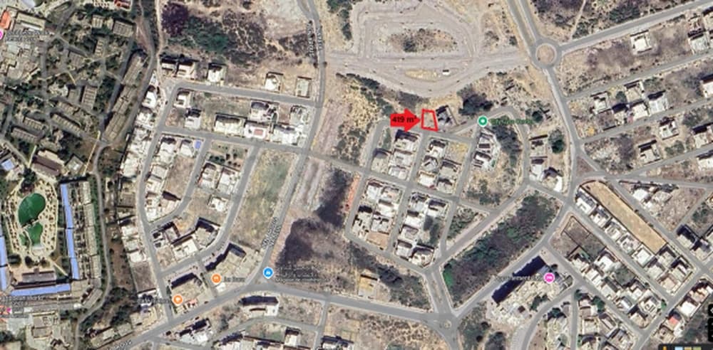 Terrain de 419 m² à Borj cedria