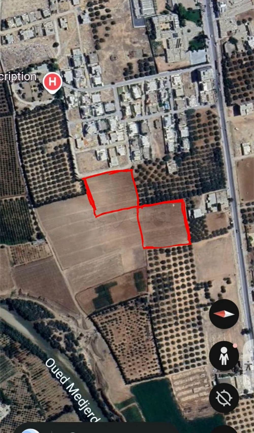 قطعة أرض للبيع الاتصال على:52230187 