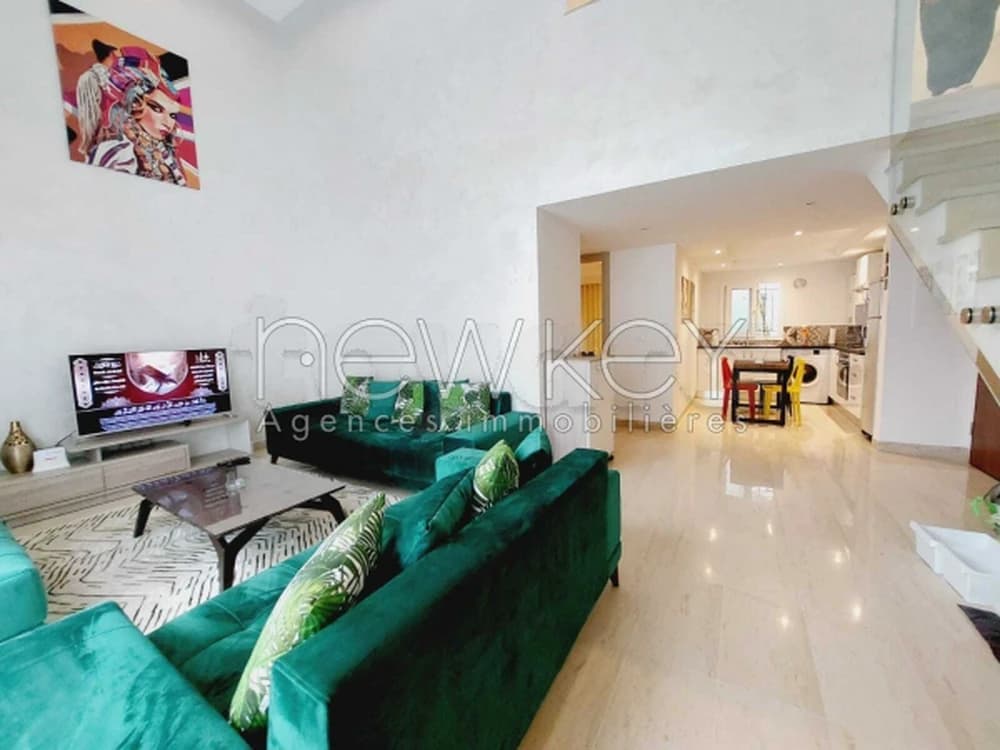 Duplex S3 Meublé à La Marsa