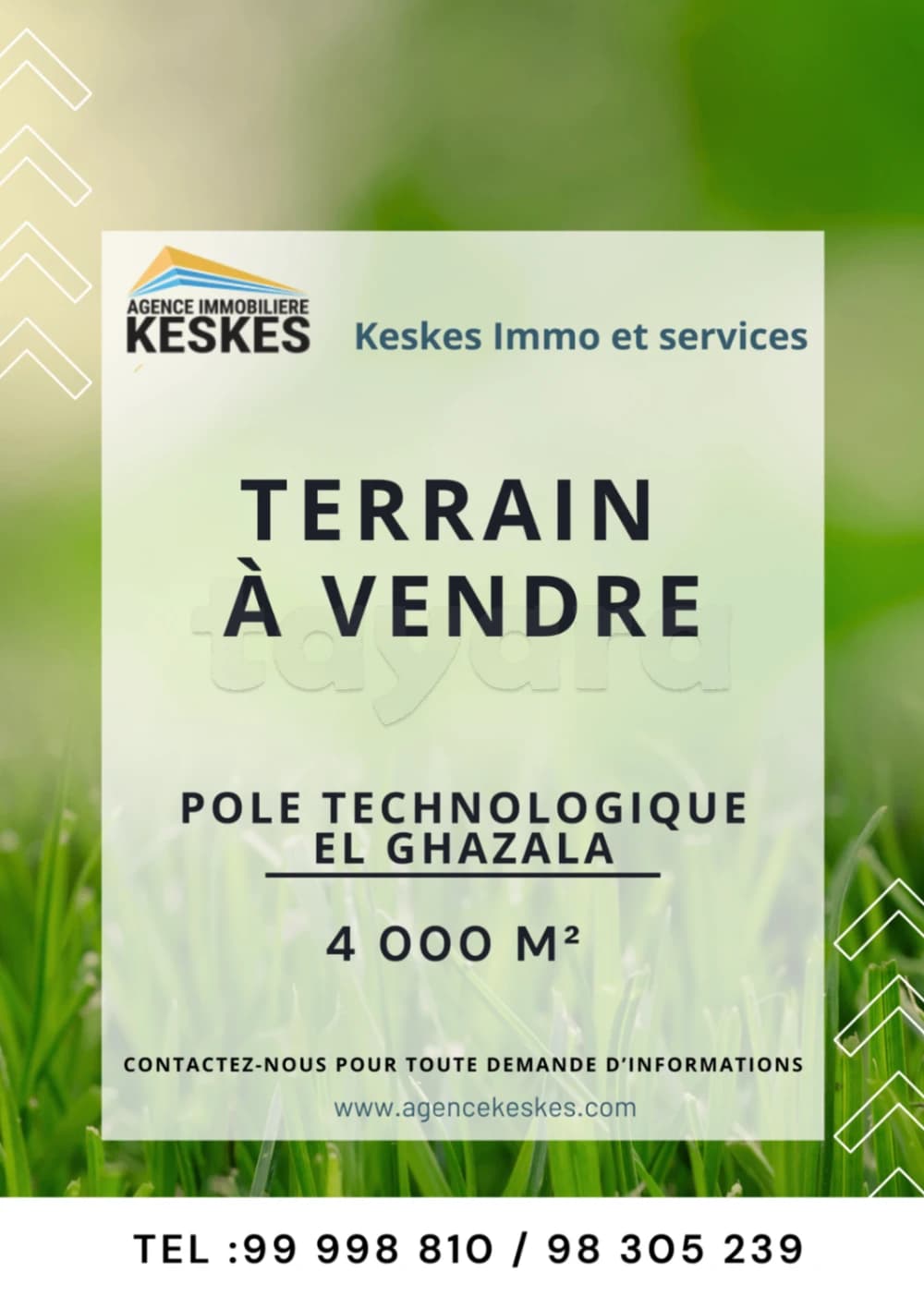 Terrain pole technologique El Ghazala