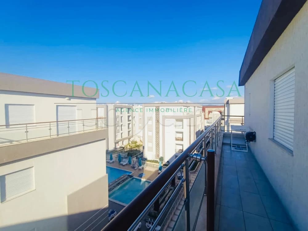 🔥 À LOUER S+2 HAUT STANDING À 200M DE LA MER + PISCINE 🔥