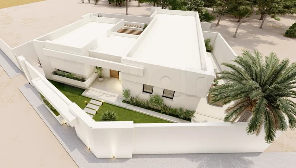 villa en cours de construction 