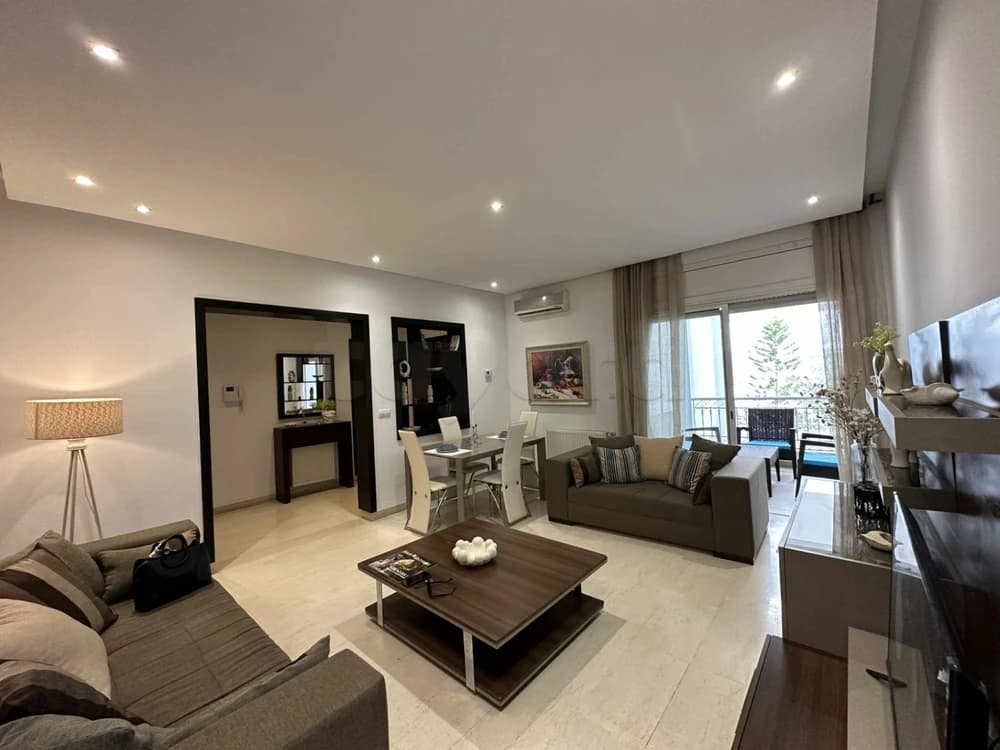 Appart S+2 richement meublé haut standing à La Marsa