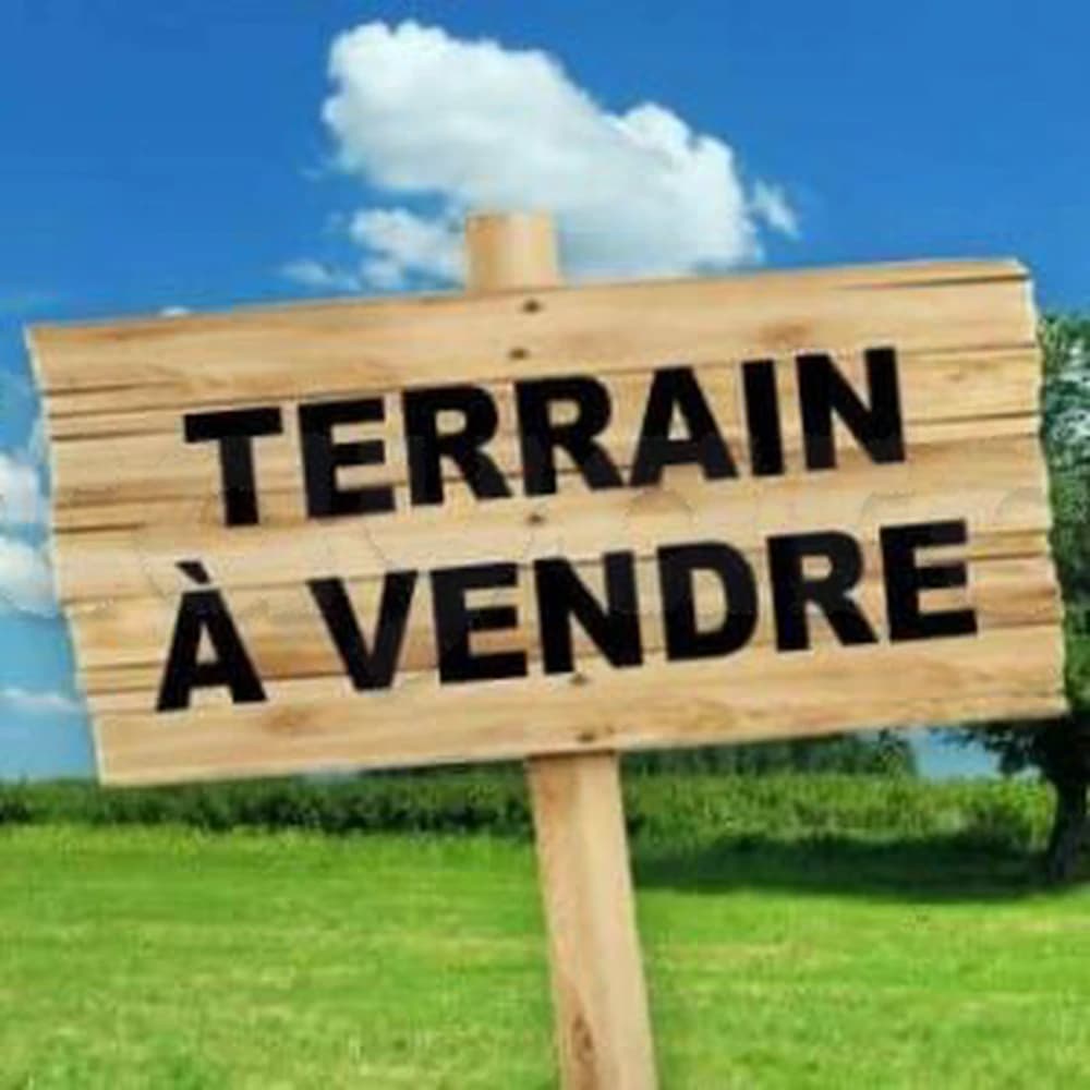 terrain titre bleu