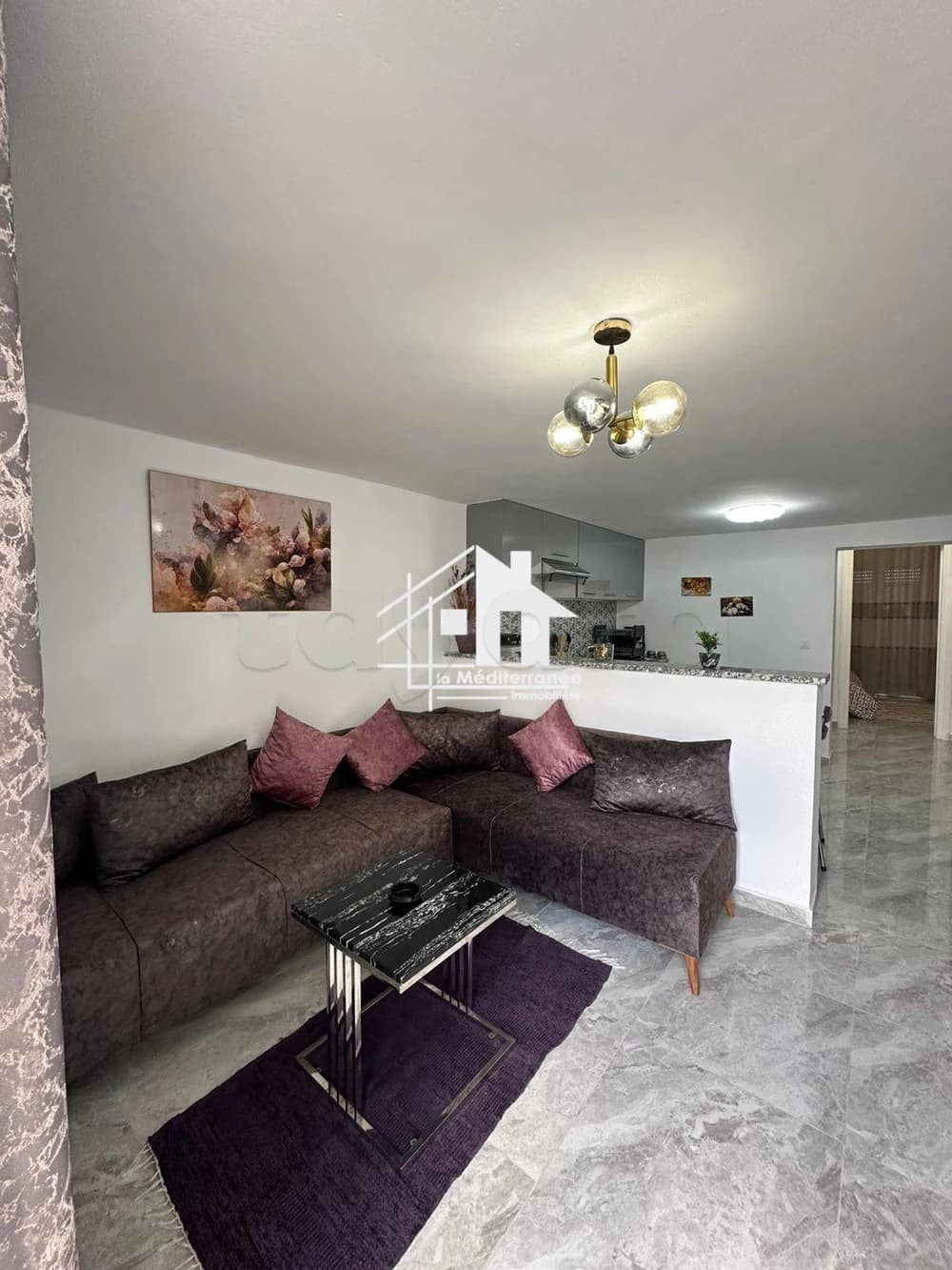 a louer s1 meublé à route gammarth