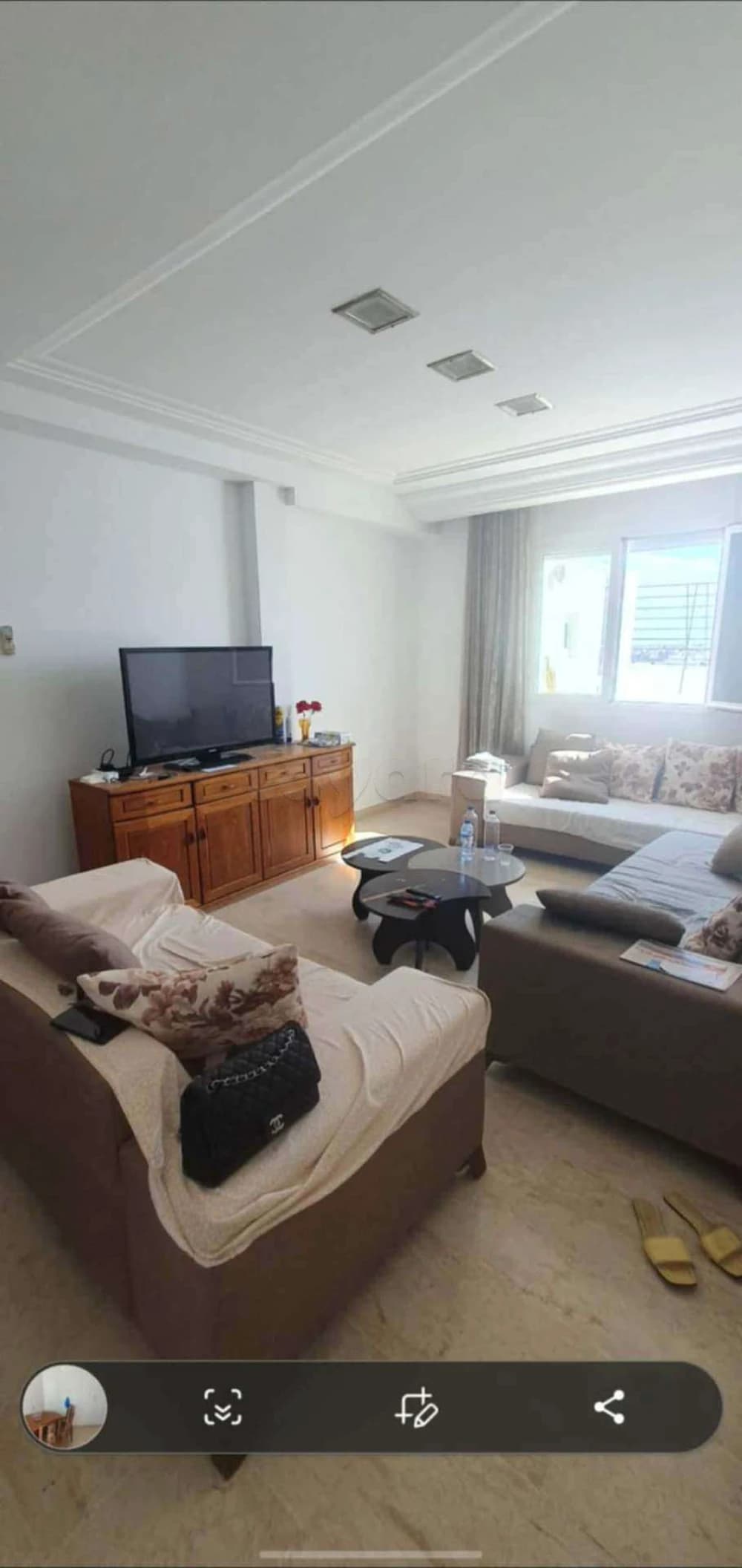 appartement  spacieux s+3 avec terrasse jardin de l'aouina