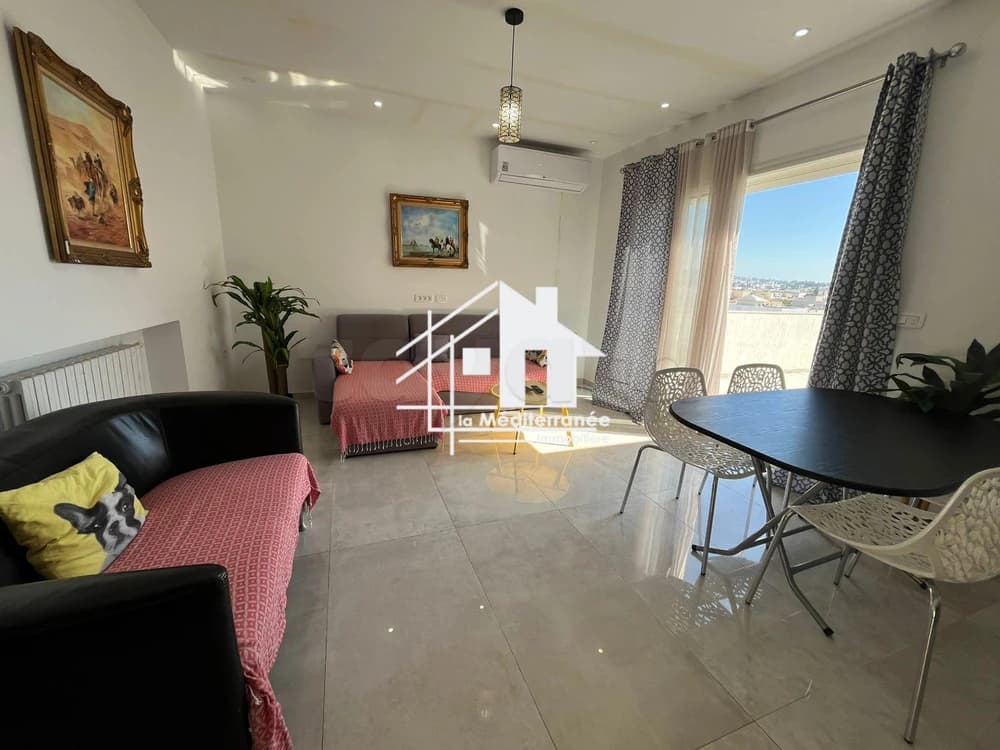 A louer s+2 meublé à cité Ettabek 