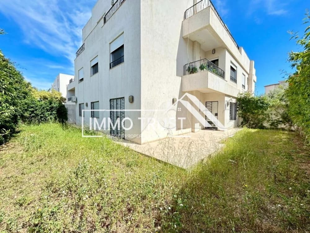 🏠Appartement S+3 avec jardin à La Soukra