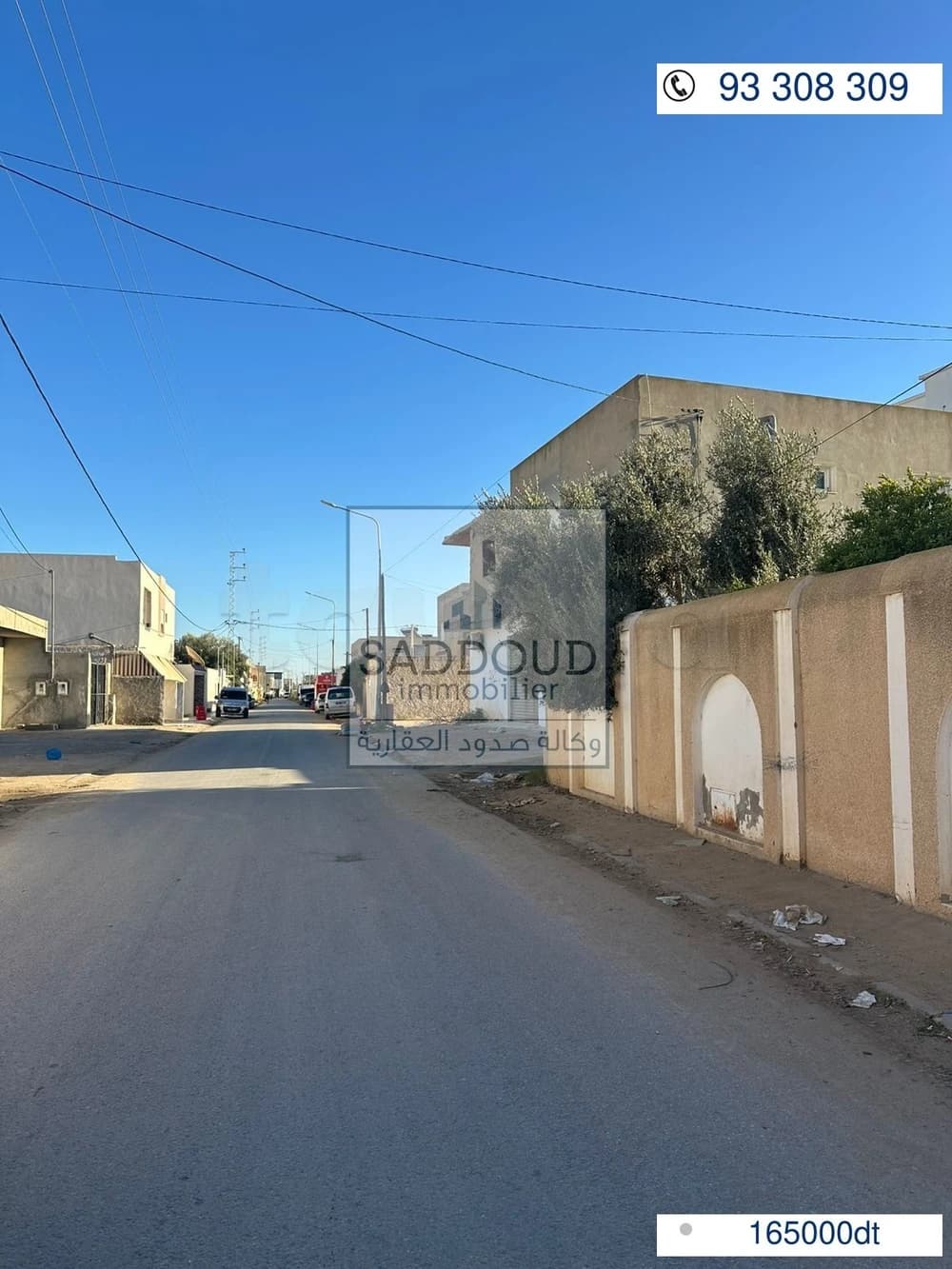 🏡 أرض للبيع – طريق قابس 7(زنقة بوقاشة)