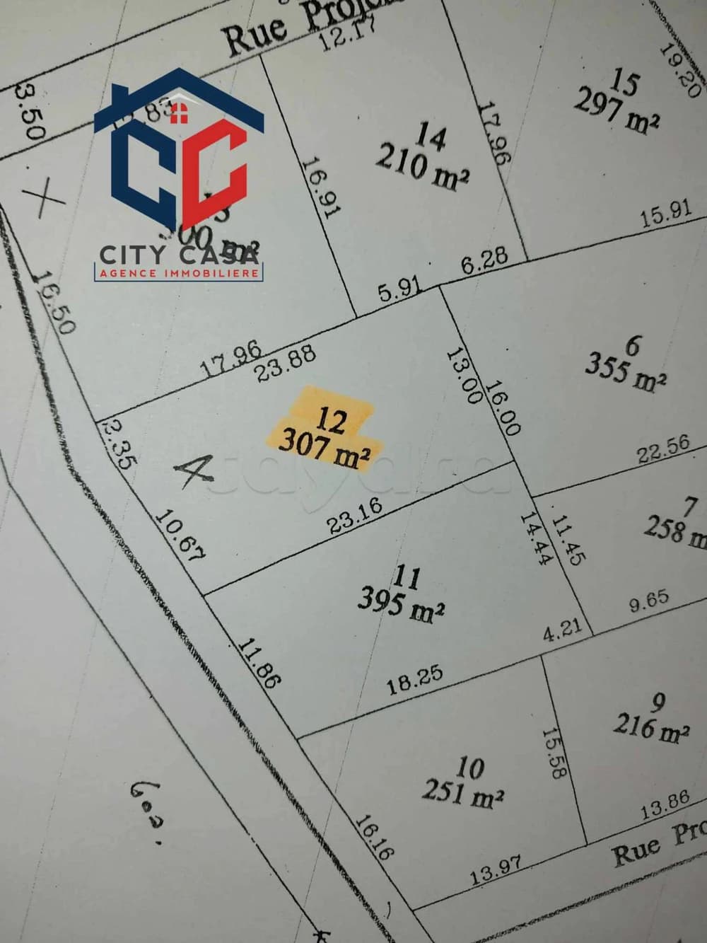 Un terrain à Vendre Vue de Mer à El Kharrouba Hammamet Nord