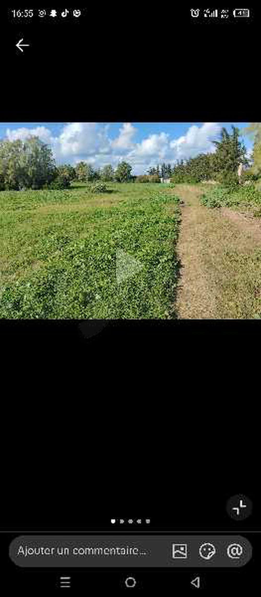 أرض للبيع ملكيه فرديه صبغه فلاحيه قابله للبناء 