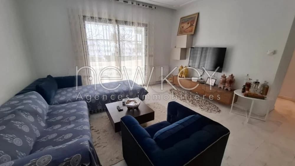 A louer un s+2 meublé à la Marsa Plage