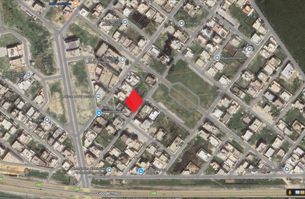 Terrain de 531 m²  à Borj Cedria