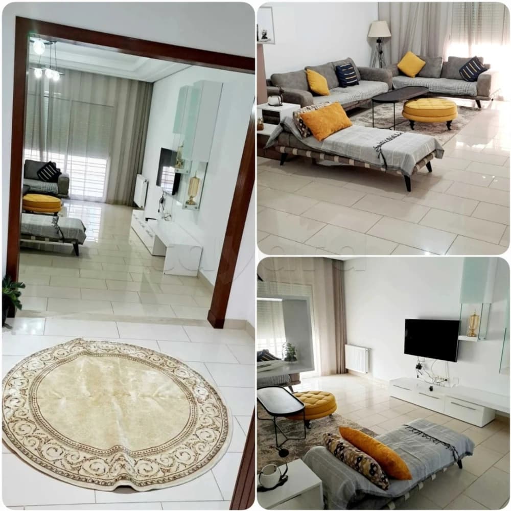 S+4 meublé Neuf Cité wahat proche lac2 