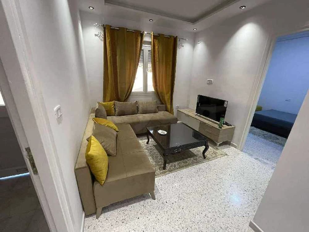 ARIANA ESSOUGHRA  : APPARTEMENT S+2 MEUBLÉ A  LOUER
