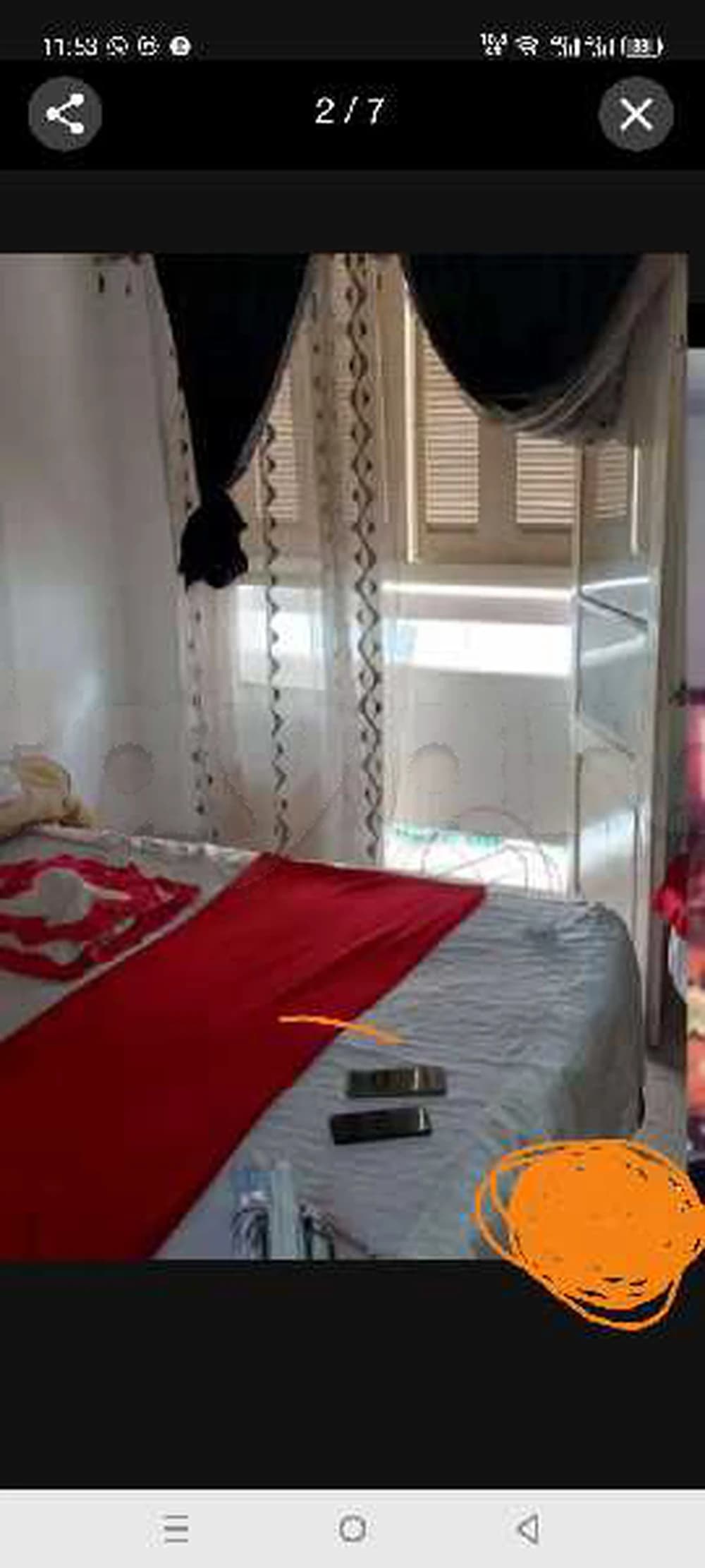 ستوديو صغير مفروشة للايجار باليوم 90د في برشلونة 