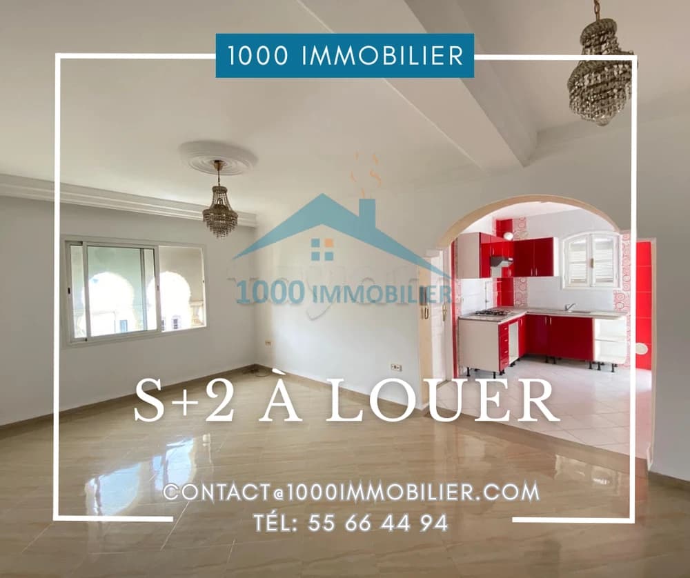 S+2 à louer à Sahloul
