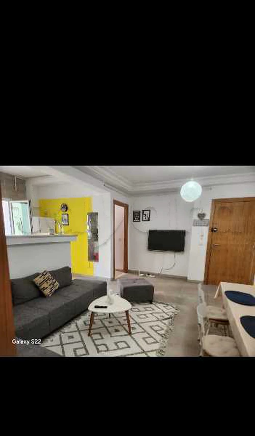 appartement s2 meublé par nuitée à wahat l'aouina