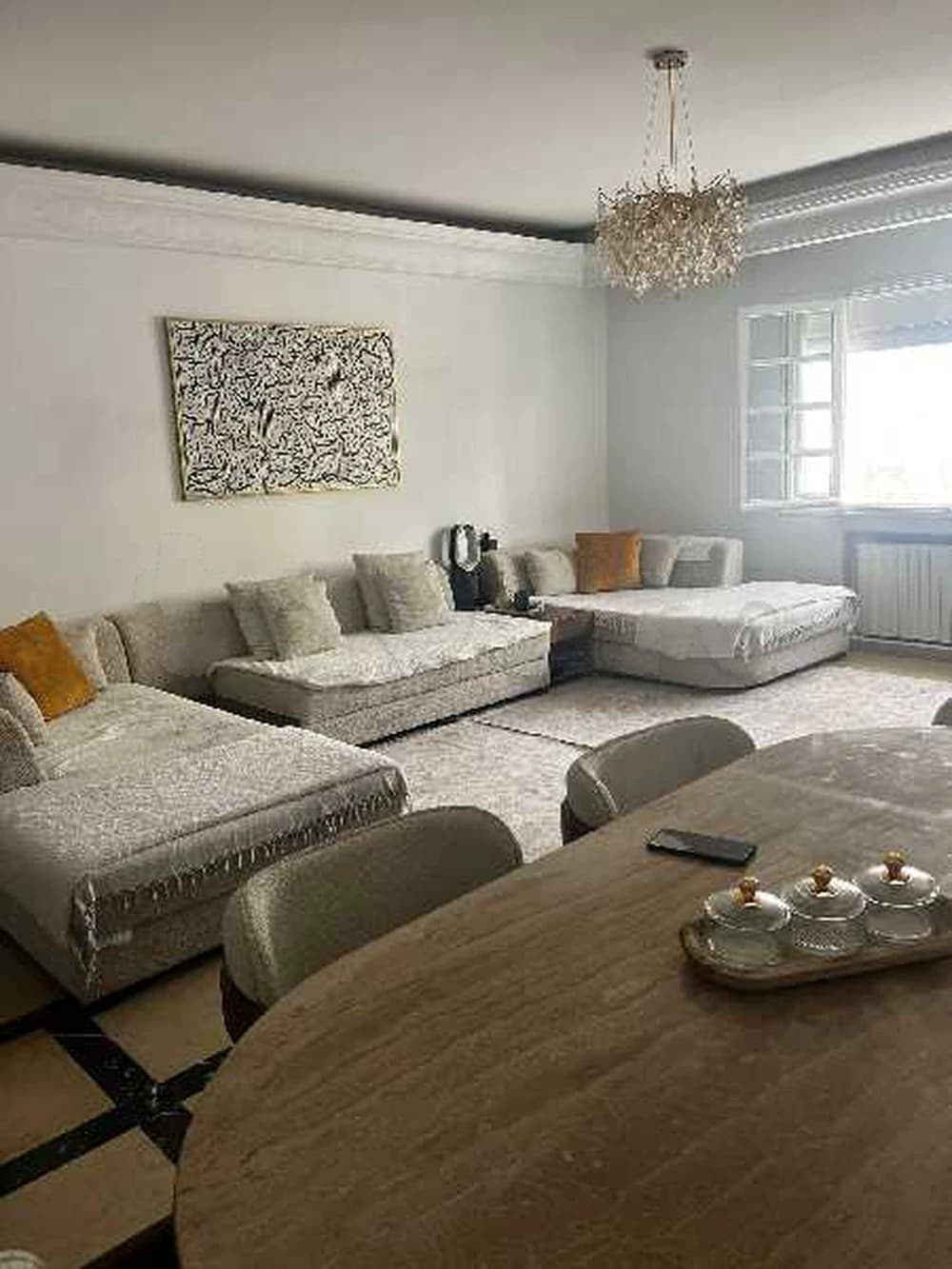 💥💥A loue un s+2  aux  cœur de la Marsa côté Éric kayser dans une résidence sécurisée  usage habitation ou bureautique 