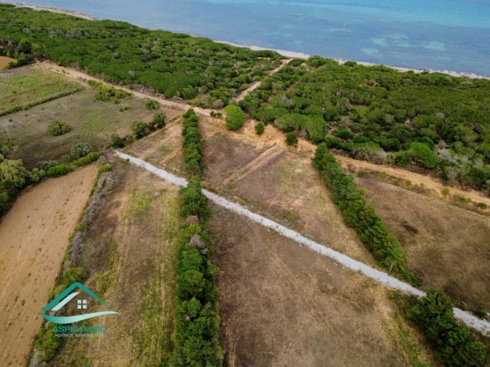 Terrain 1149 m²  à 250 mètres plage Kerkouane