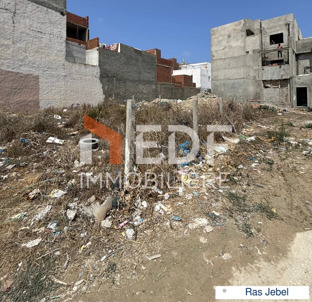 A Vendre Terrain d'exception de 369m² à Ras Jebel- Réf 3550
