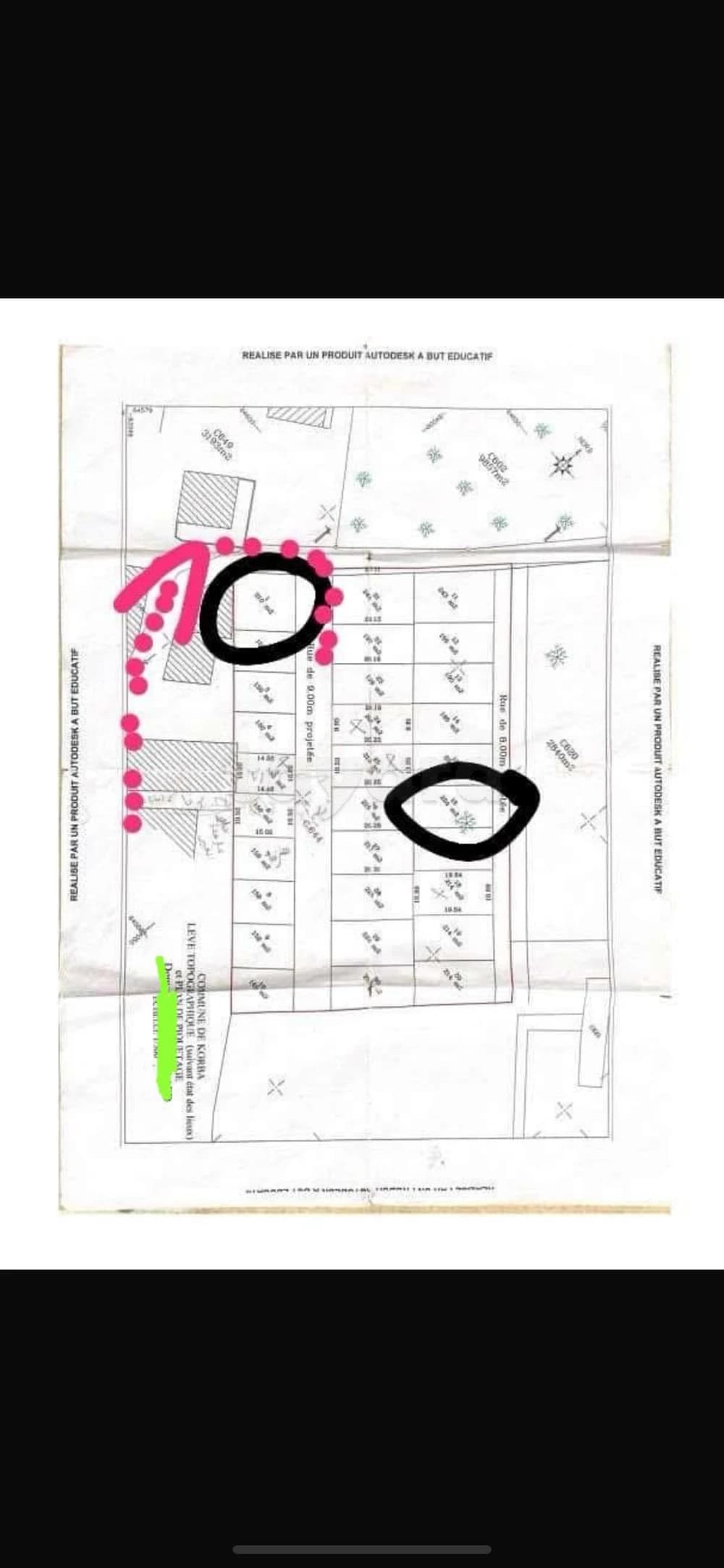 2 terrains à vendre à Korba 