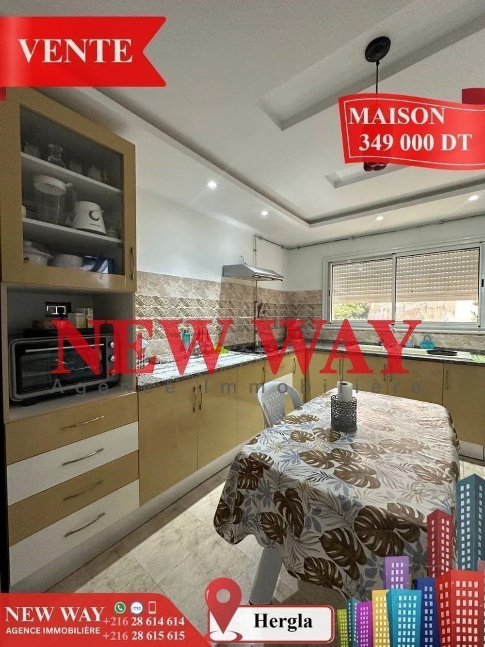  Maison à Hergla, Proche de toutes  Commodités 