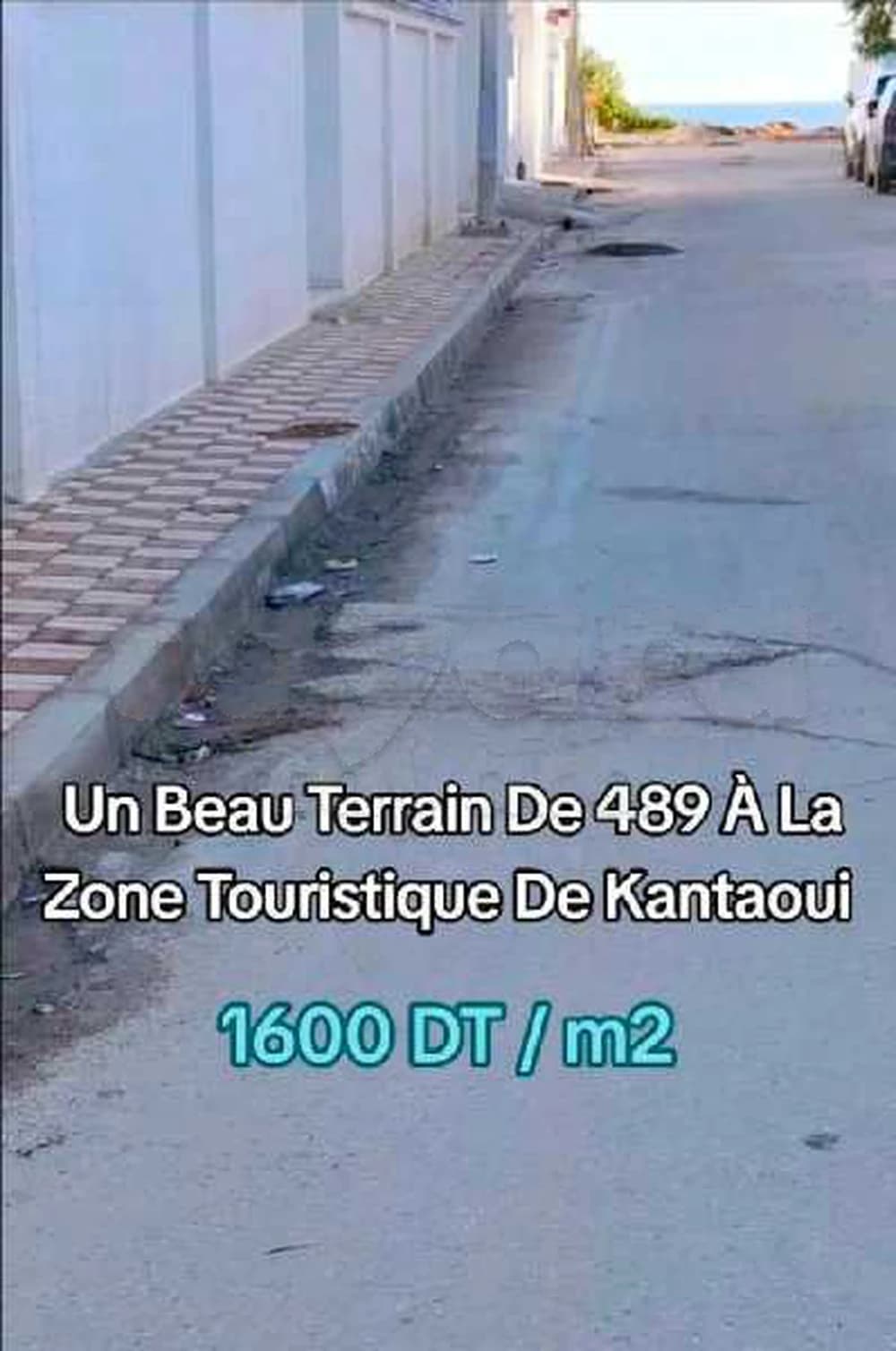 UN BEAU DE 489 m² TERRAIN A KANTAOUI