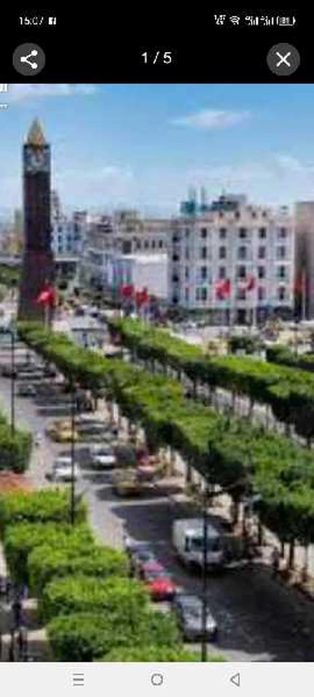 ستوديو صغير مفروشة للايجار باليوم 80 د أقل مدة 3ايام في تونس العاصمة 