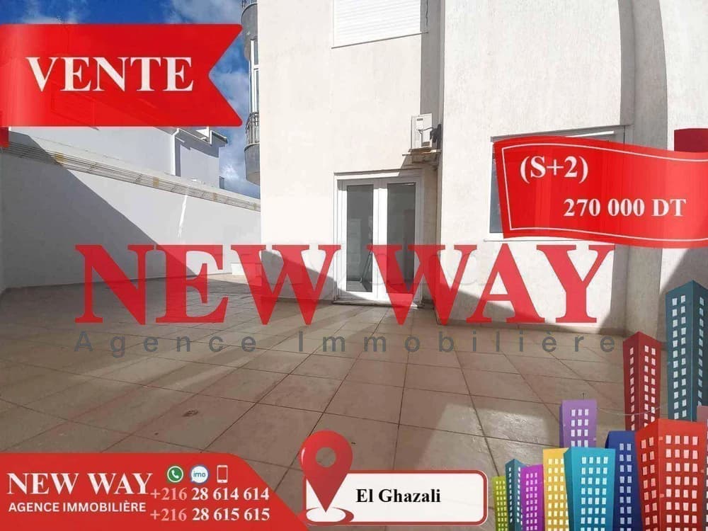  (S+2) à Bouhsina  avec Place de Parking au sous Sol    