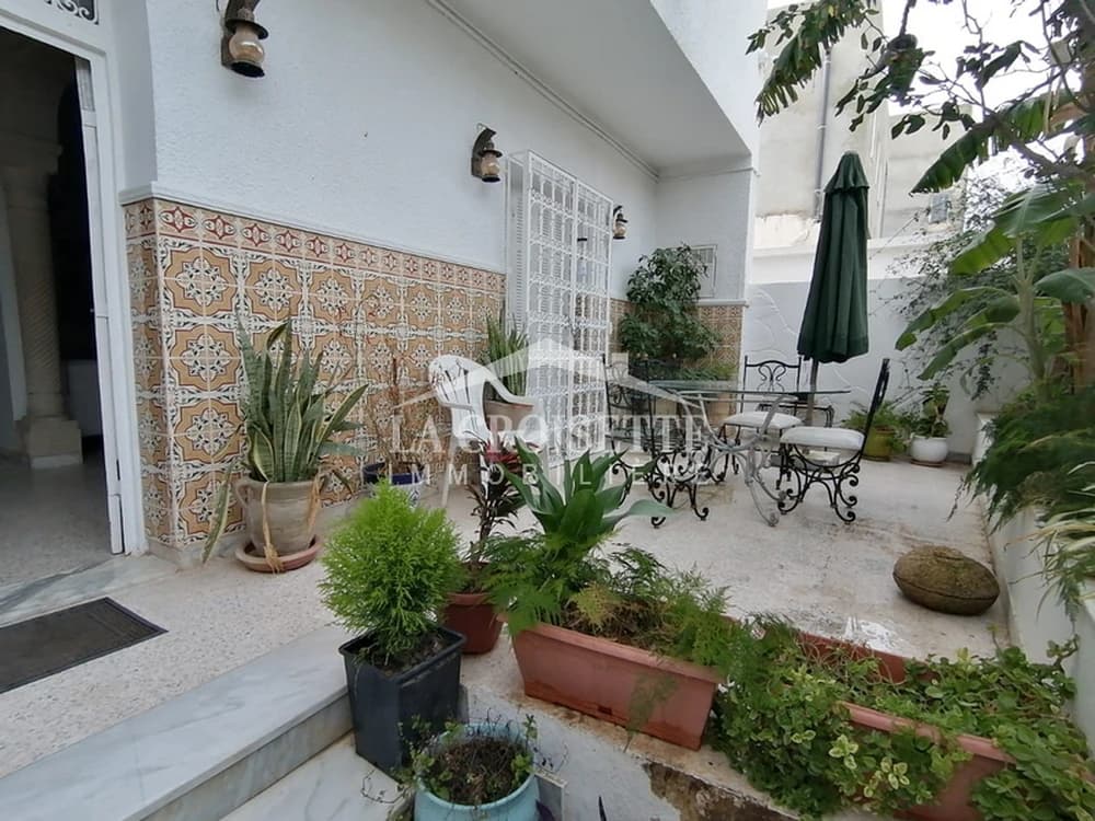 Villa s4 avec terrasse à louer à Gammarth ZVL1526