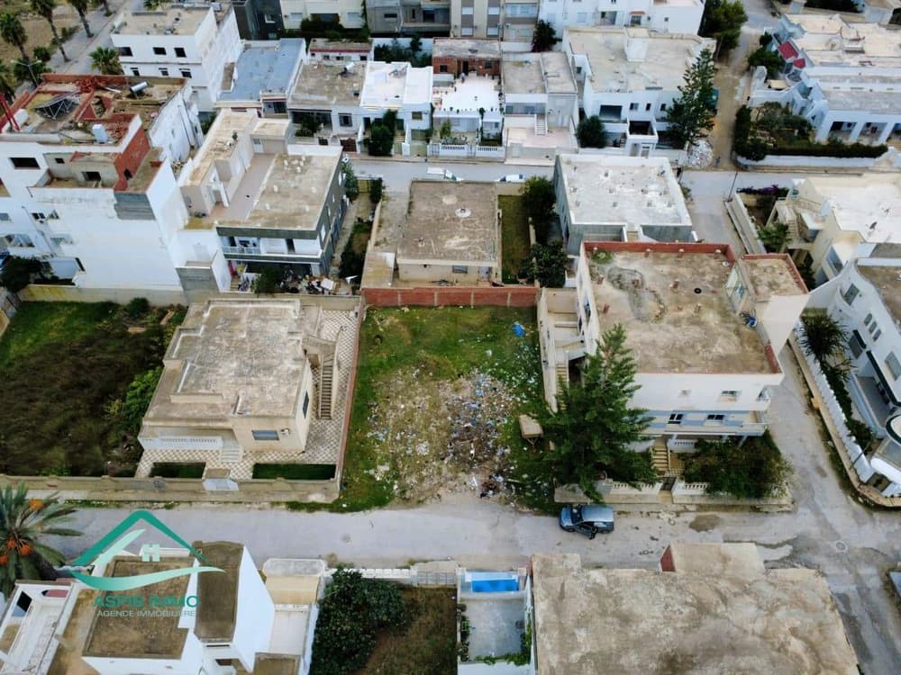 Terrain d’habitation 409 m² à cité Riadh Kelibia