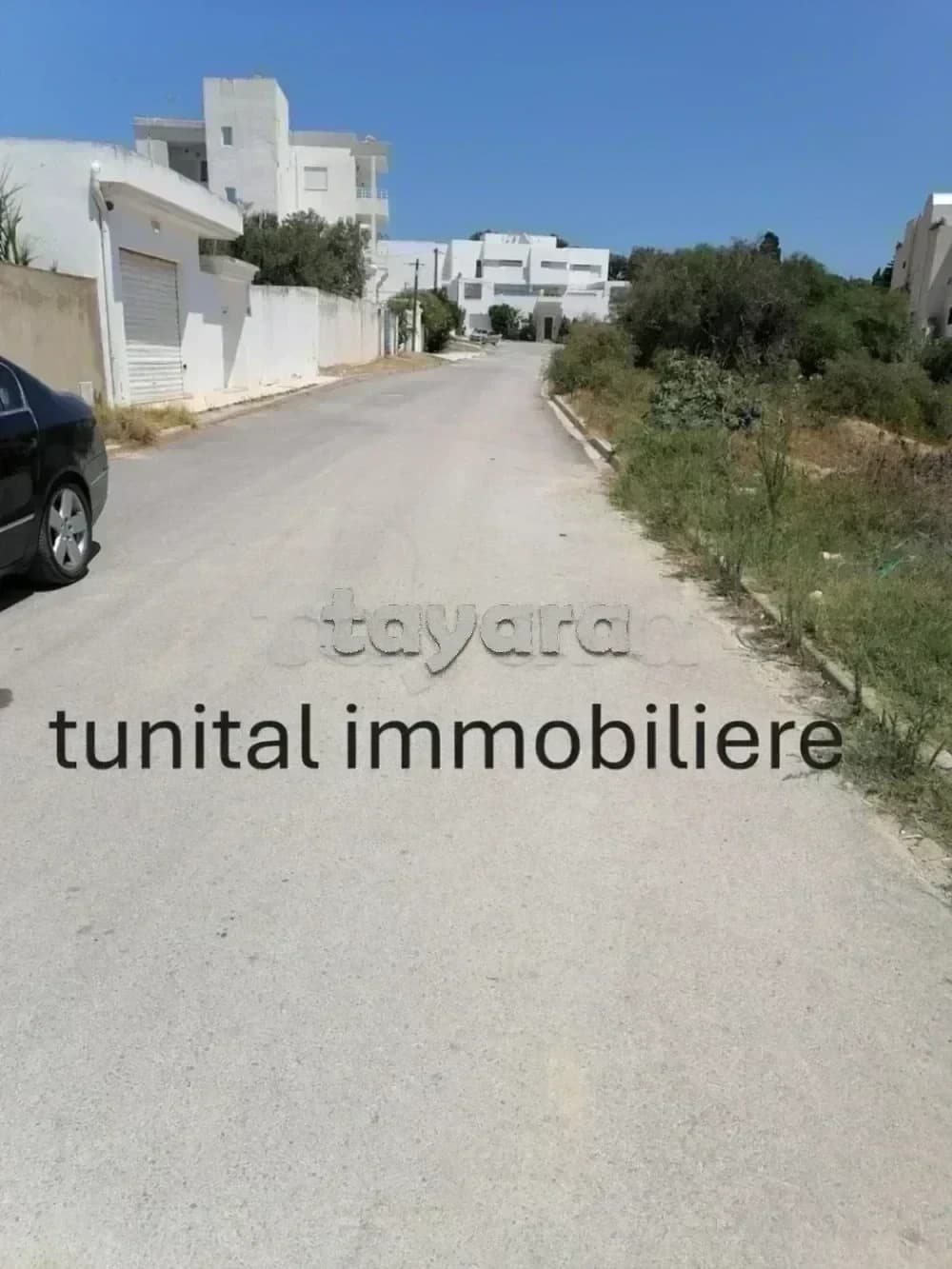 Gammarth village : A vendre terrain zone villa bonne emplacement