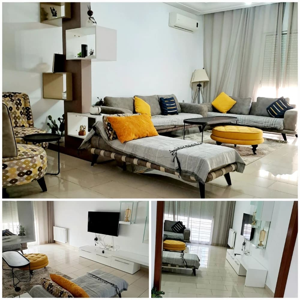 S4 meublé Neuf à l'an Cité palmeraies l'aouina