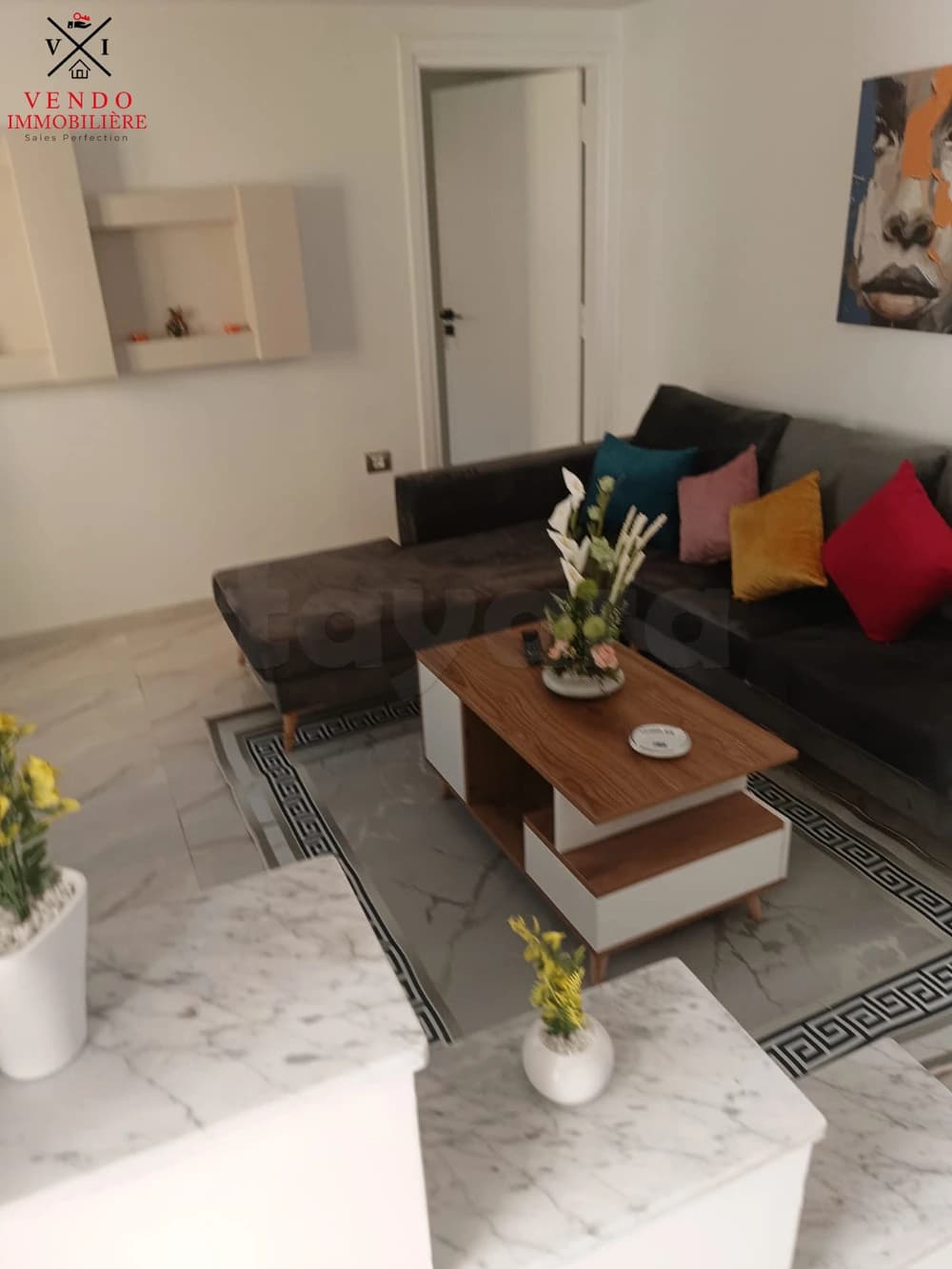 À Louer – S+1 Meublé à Khzema