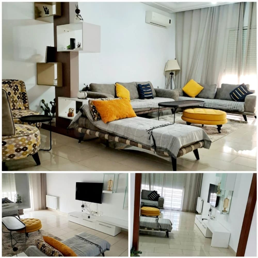 Particulier L S4 meublé Neuf Cité Palmeraies l'aouina pour étranger 