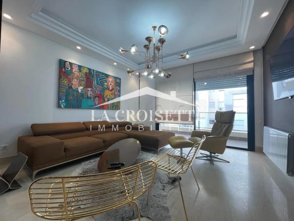 Appartement s2 meublé à louer aux Jardins de Carthage MAL2104