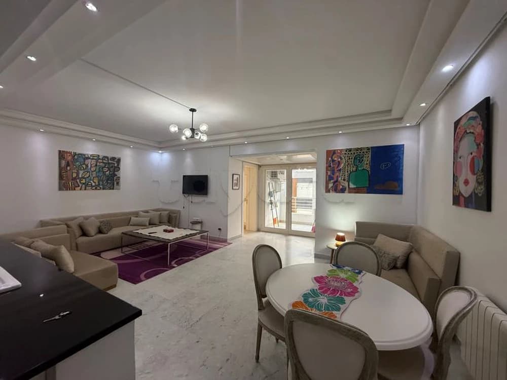 Appartement S+2 meublé haut standing – Jardins de Carthage