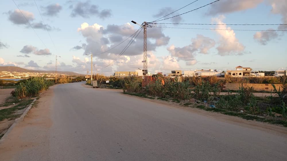 Terrain de 300m2 vue sur mer à El Haouaria, Argoub