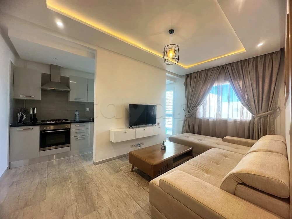 À louer un appartement S+1 neuf entièrement équipé à 📍Sahloul 4