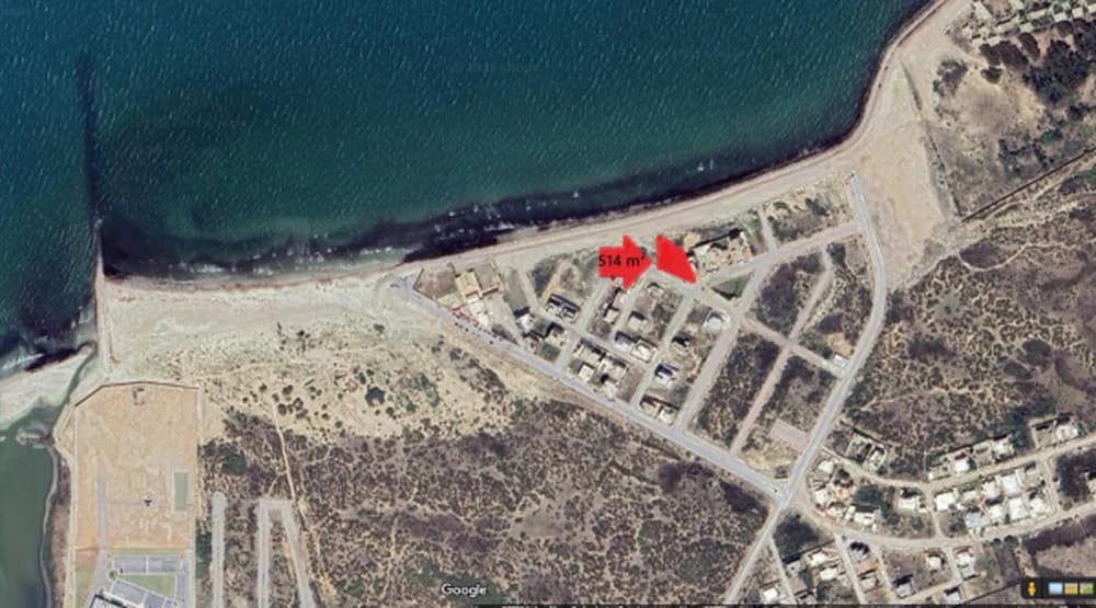 Terrain de 514 m² à Borj Cedria